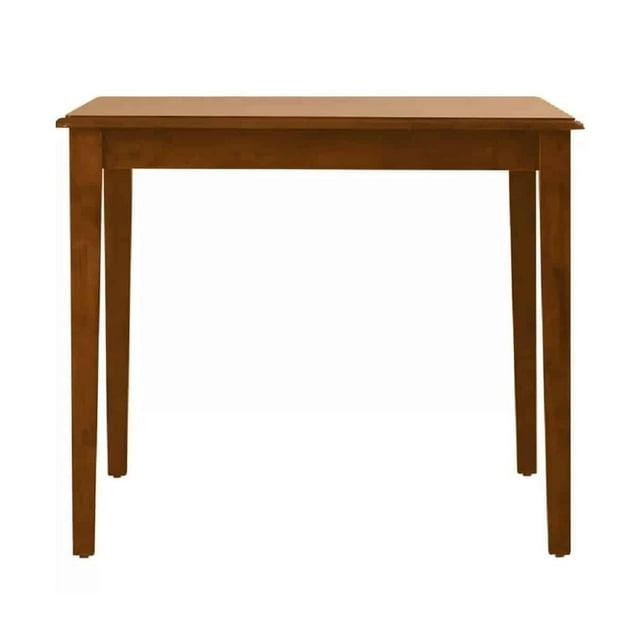 Boraam Shaker Rubberwood Dining Table in Walnut Finish