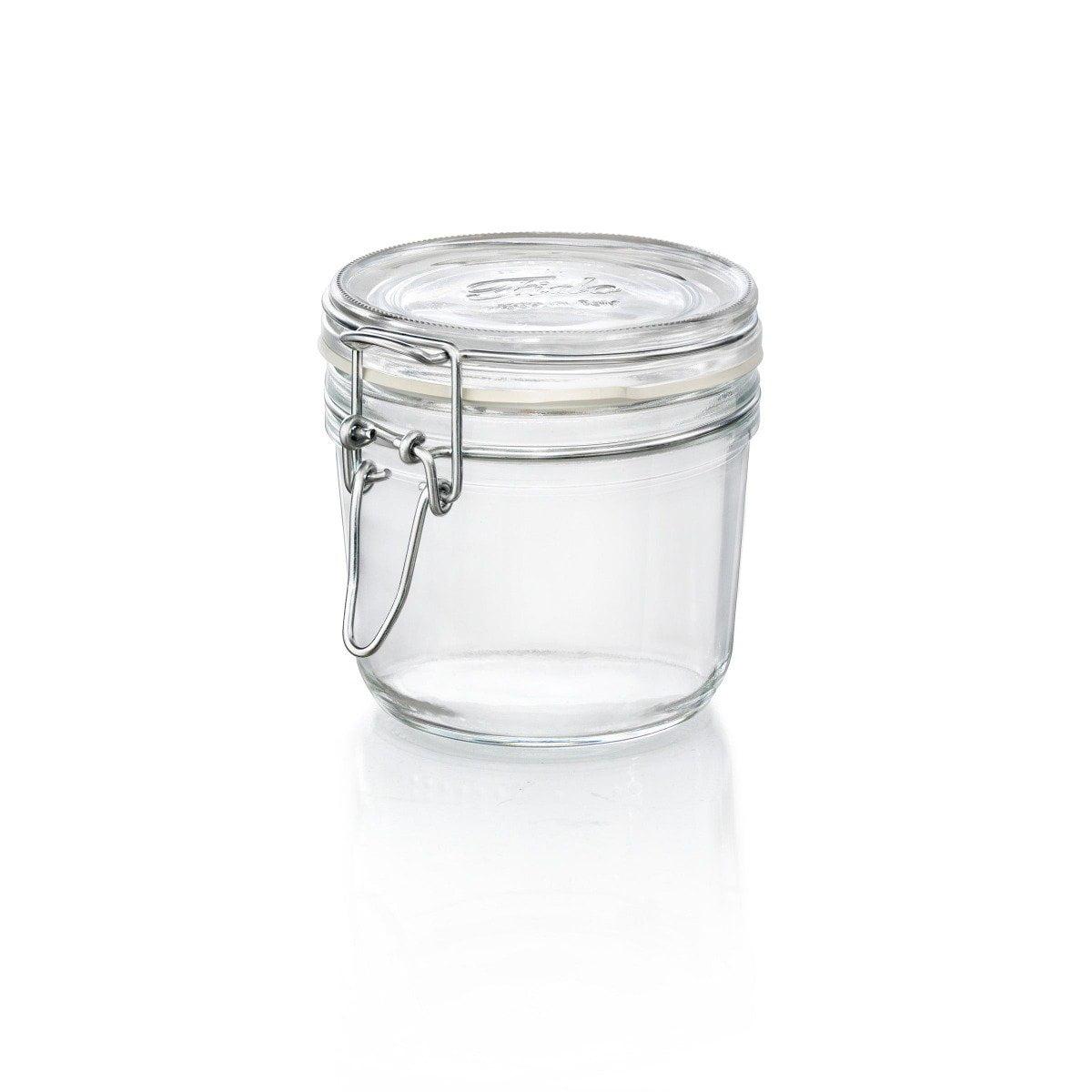 Clear Glass 11.75oz Airtight Canning Jar with Swing Top