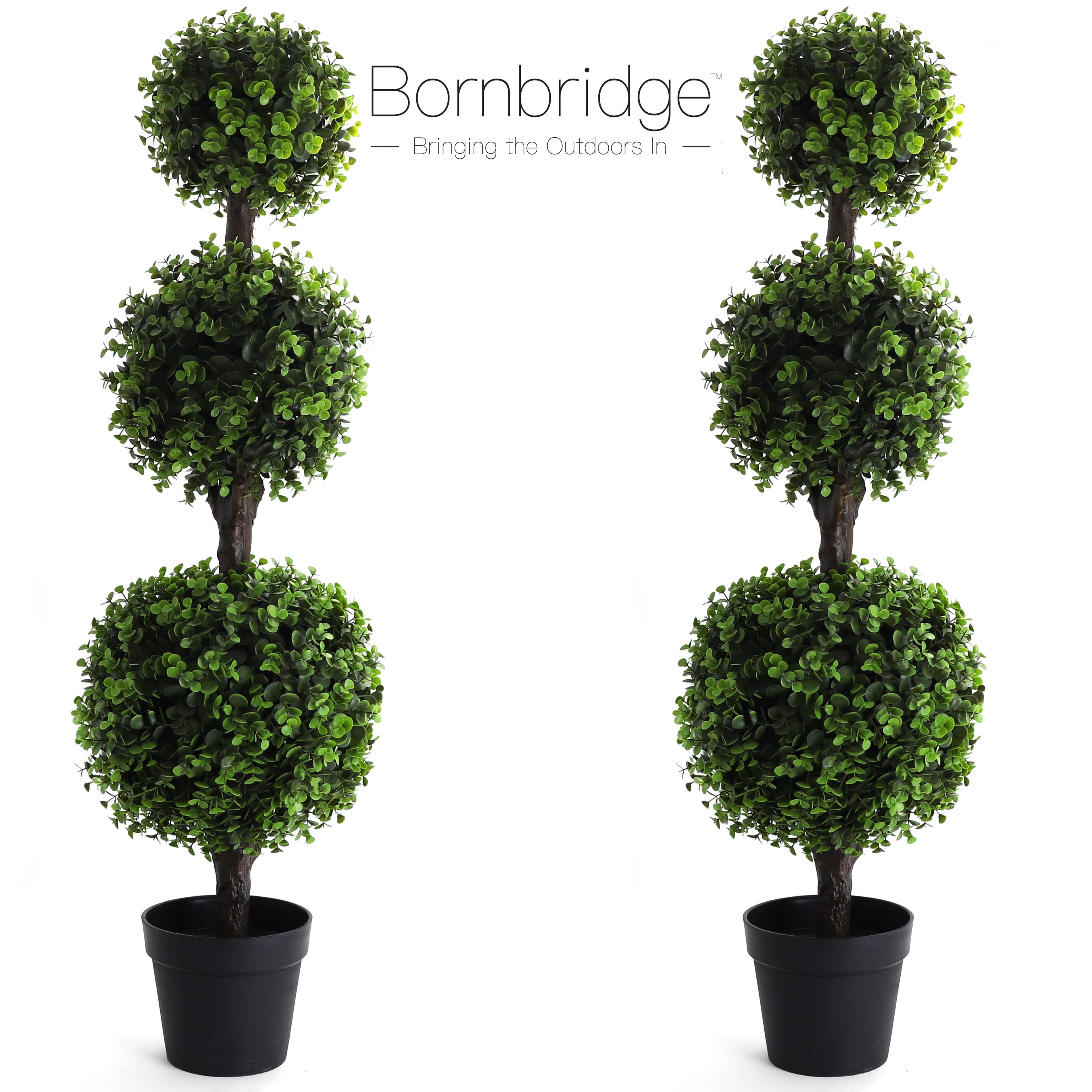 Bornbridge 46'' Faux Succulent Topiary in Freestanding