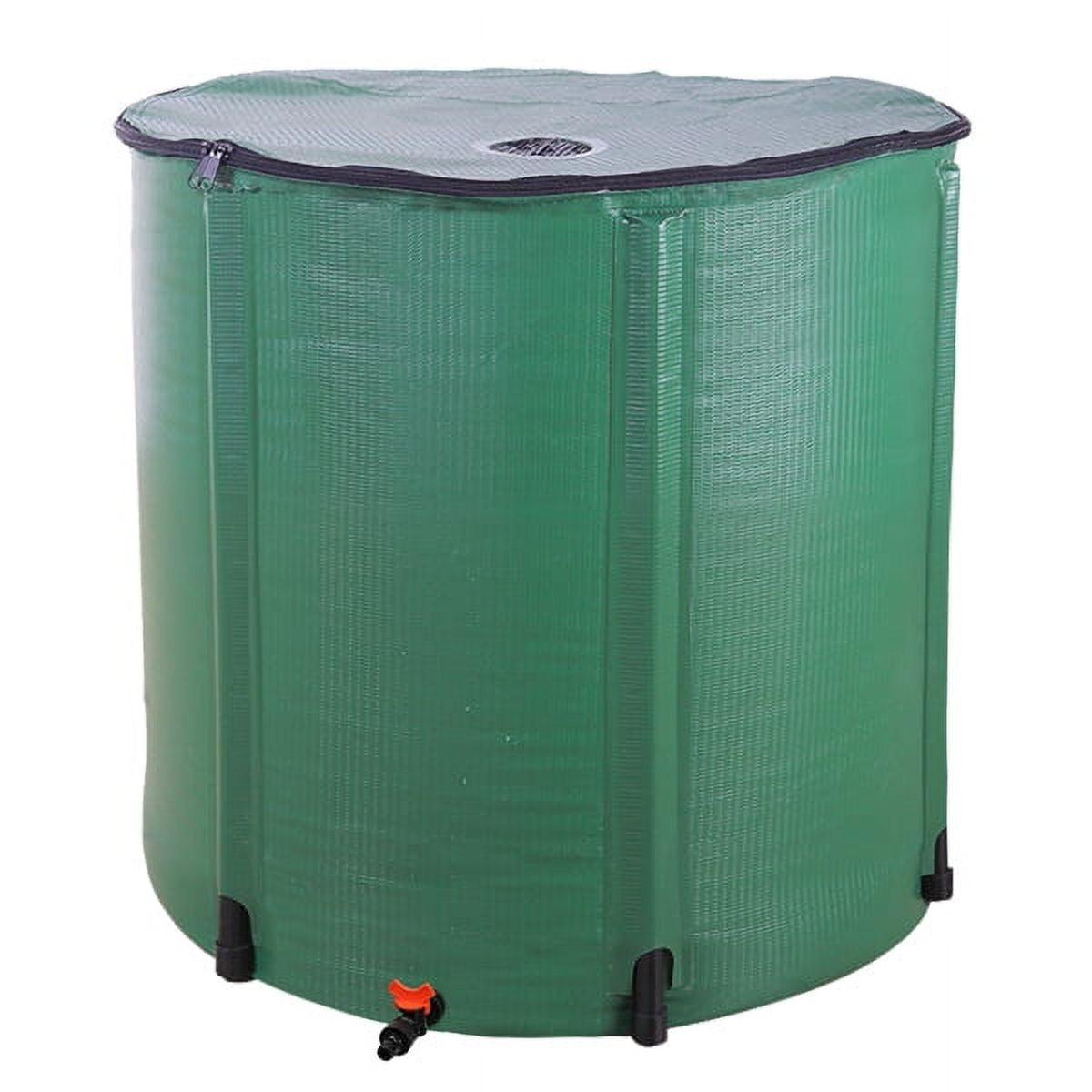 Winado Rain Barrel Patio Water Storage Barrel 200 Gallon Green