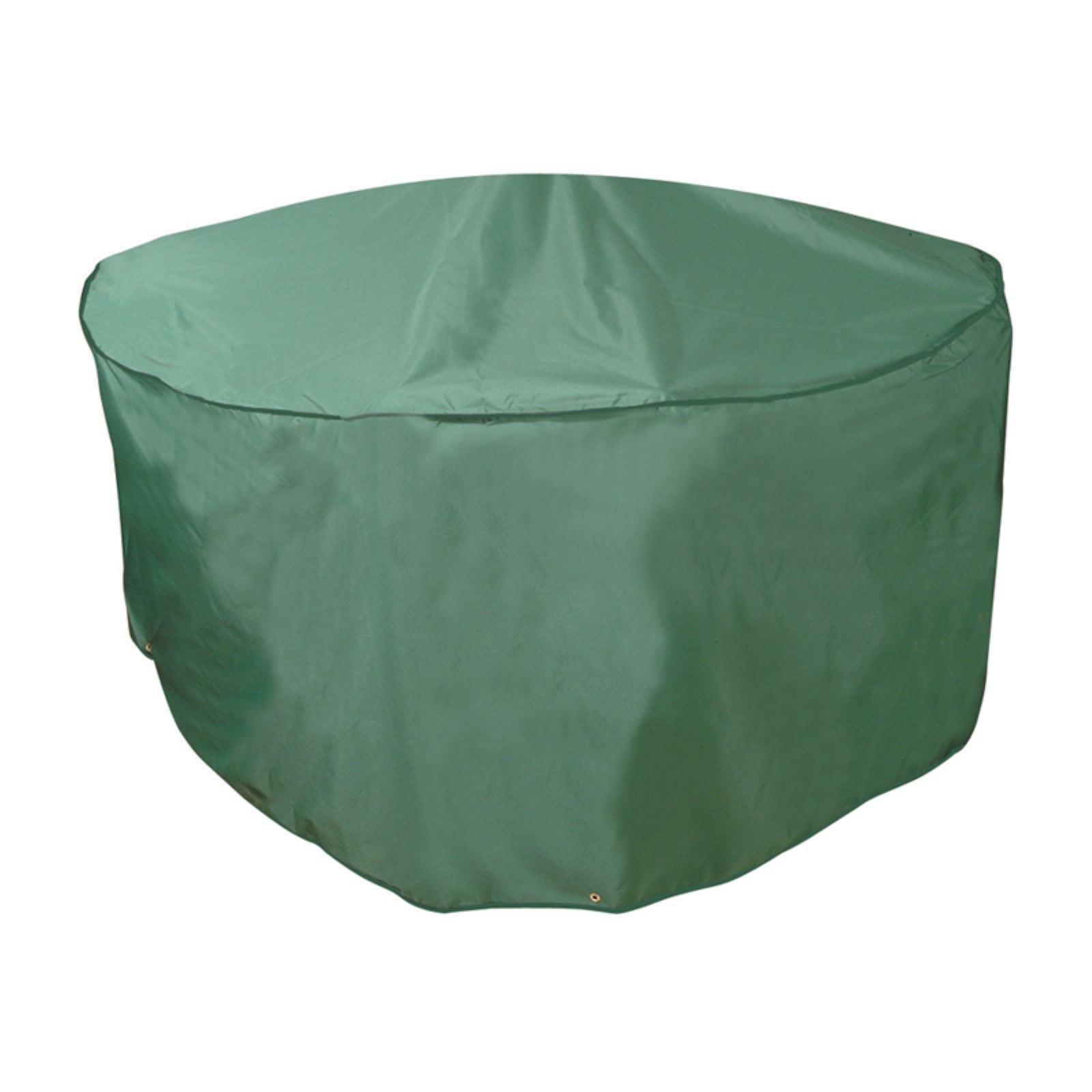 Bosmere Deluxe Weatherproof 84 in. Round Green Patio Set Cover
