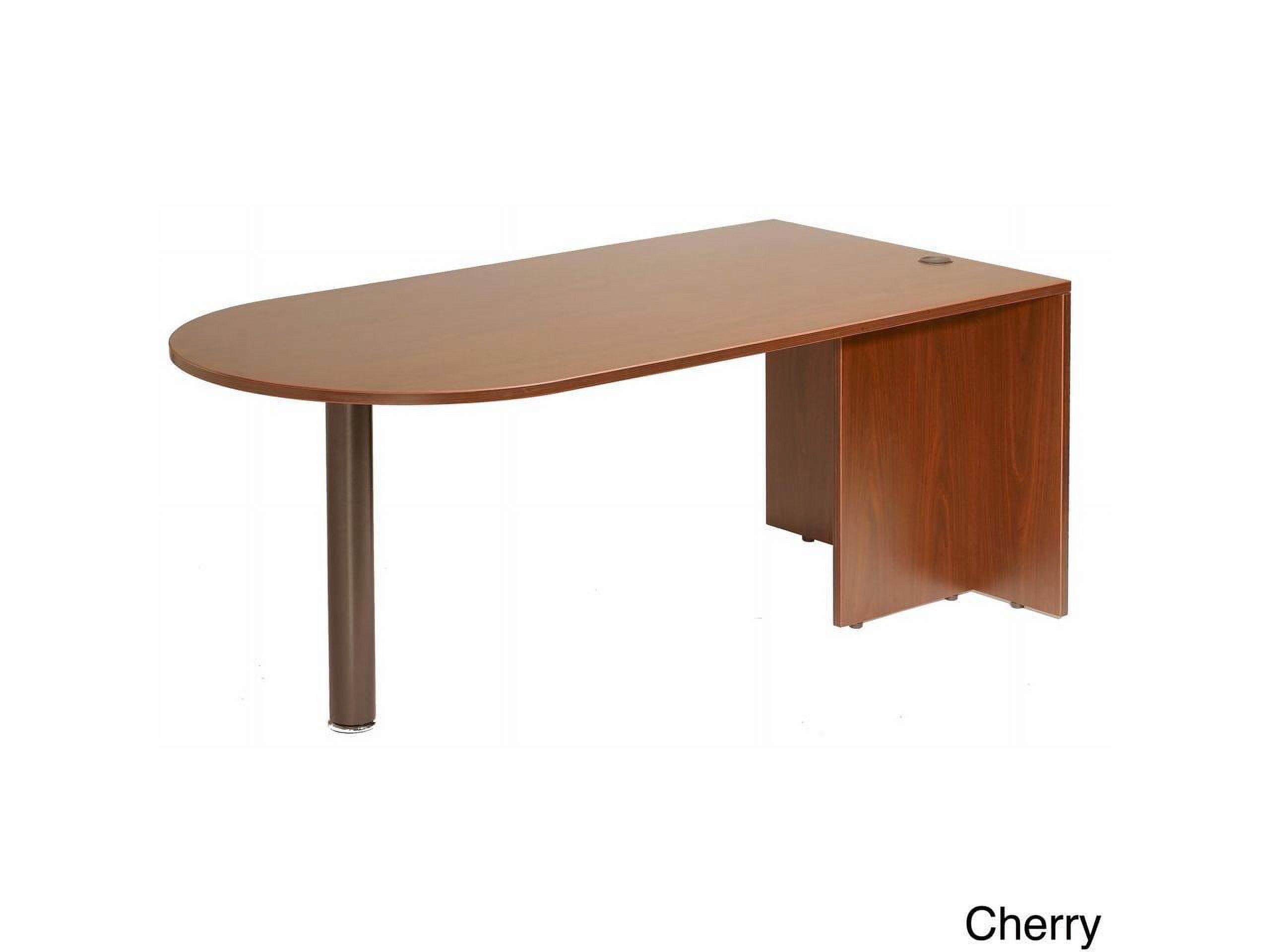 Sweet Cherry Rectangular Wood Office Desk