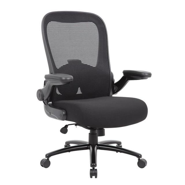 Boss Office Products Big and Tall Mesh Heavy Duty Chair, 400 lb weight capacity