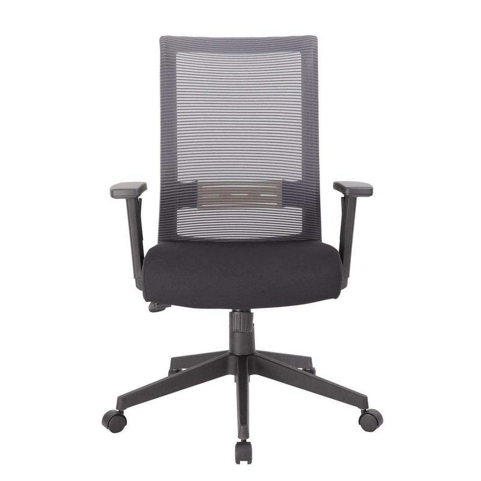 ErgoFlex Adjustable Mesh Task Chair with Synchro-Tilt in Grey/Black