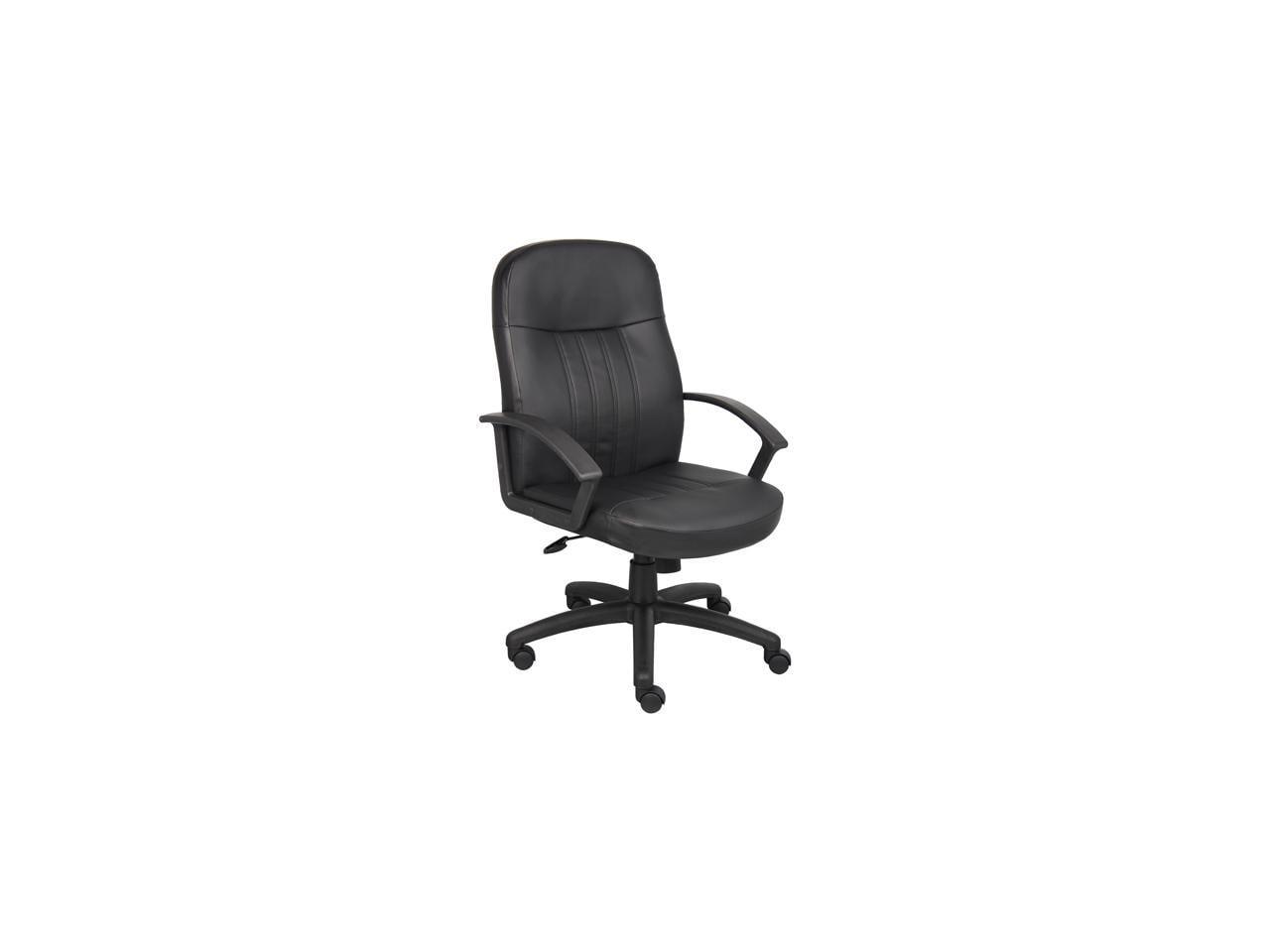 Black Leather High Back Ergonomic Executive Swivel Chair