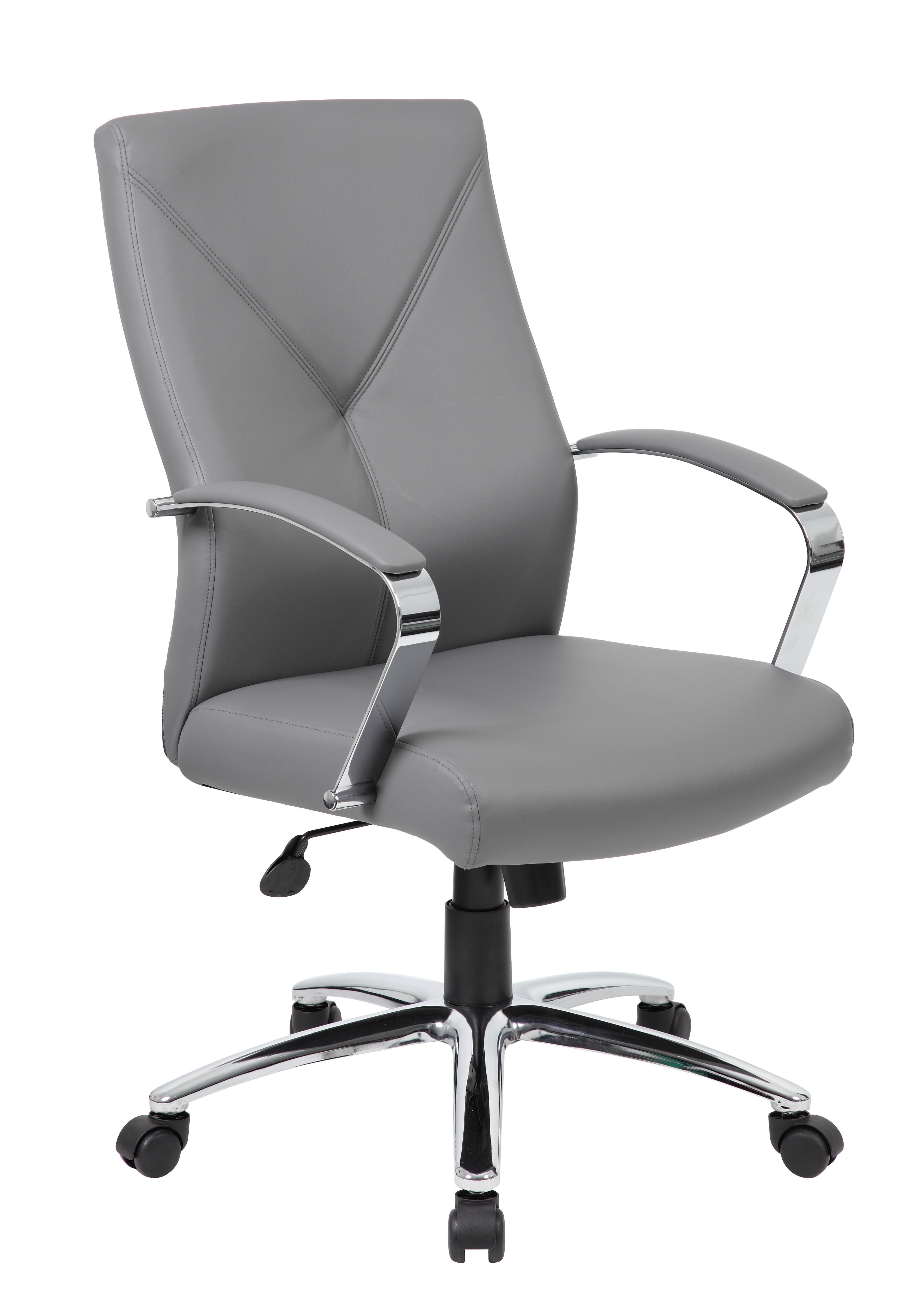 Boss Office Products Leather Conference Chair