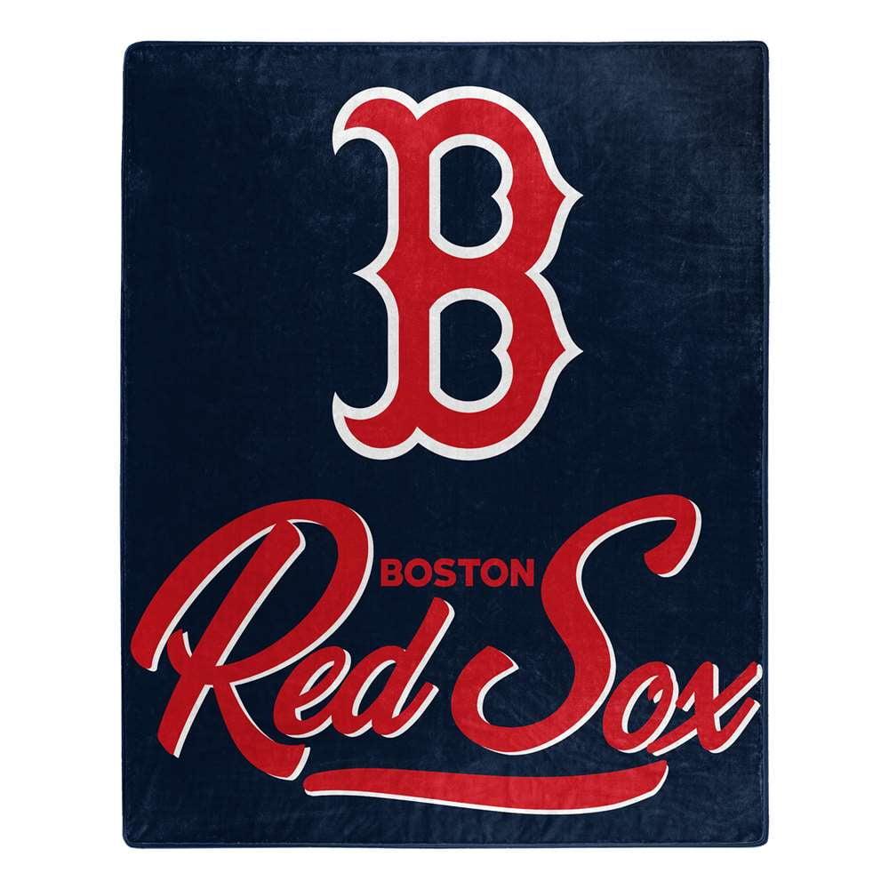 Boston Red Sox Navy and Red Fleece Throw Blanket