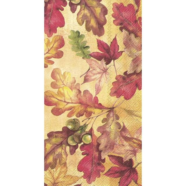 IHR 3-Ply Guest Towel Buffet Paper Napkins, 8.5 x 4.5-Inches, Bright Autumn
