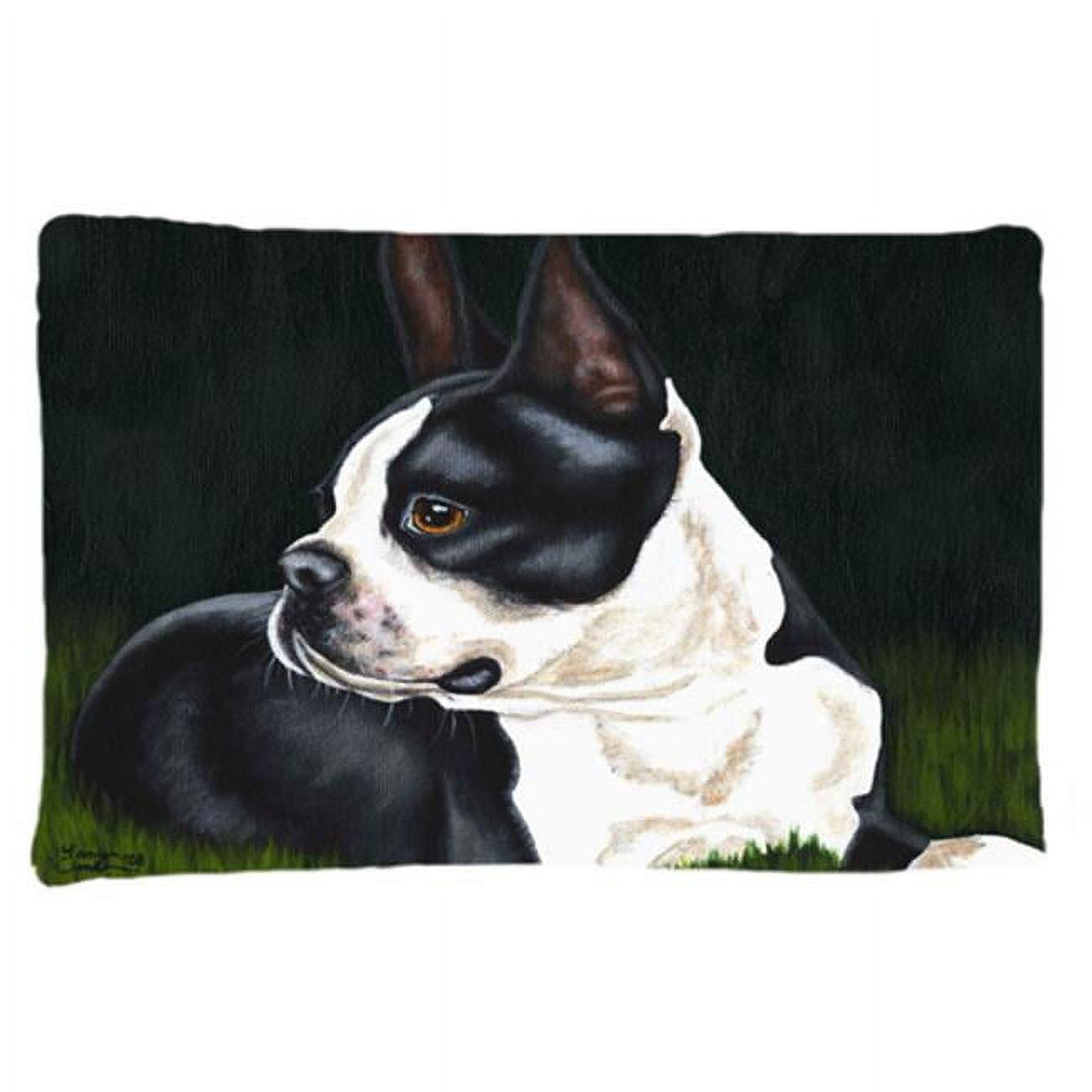 Boston Terrier Black and White Fabric Standard Pillowcase