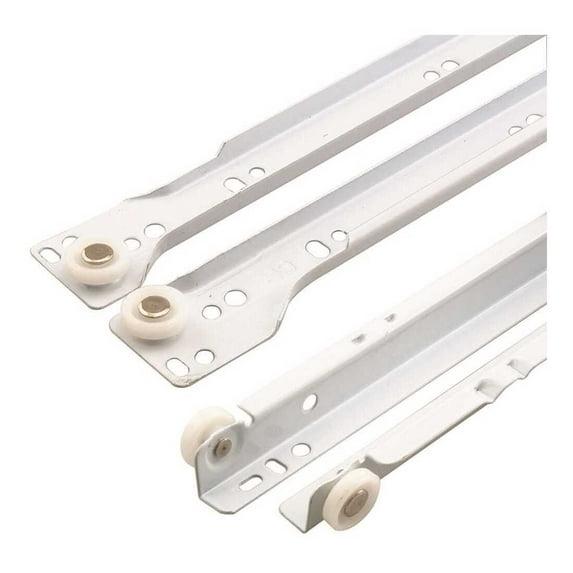Prime-Line Bottom Mount RV and Mobile Home Drawer Slides, White (1 Set)