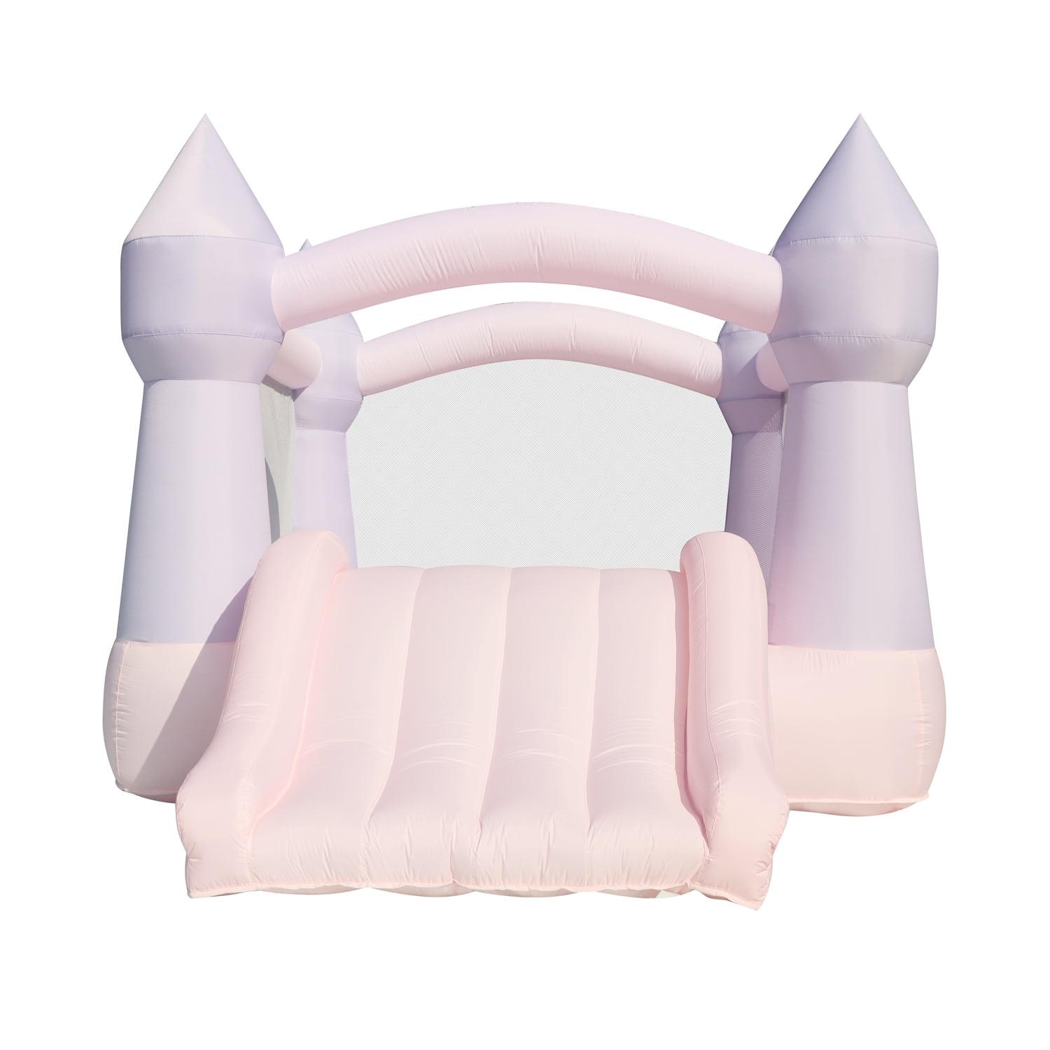 Bounceland Castle Inflatable Bounce House - Cotton Candy Pink