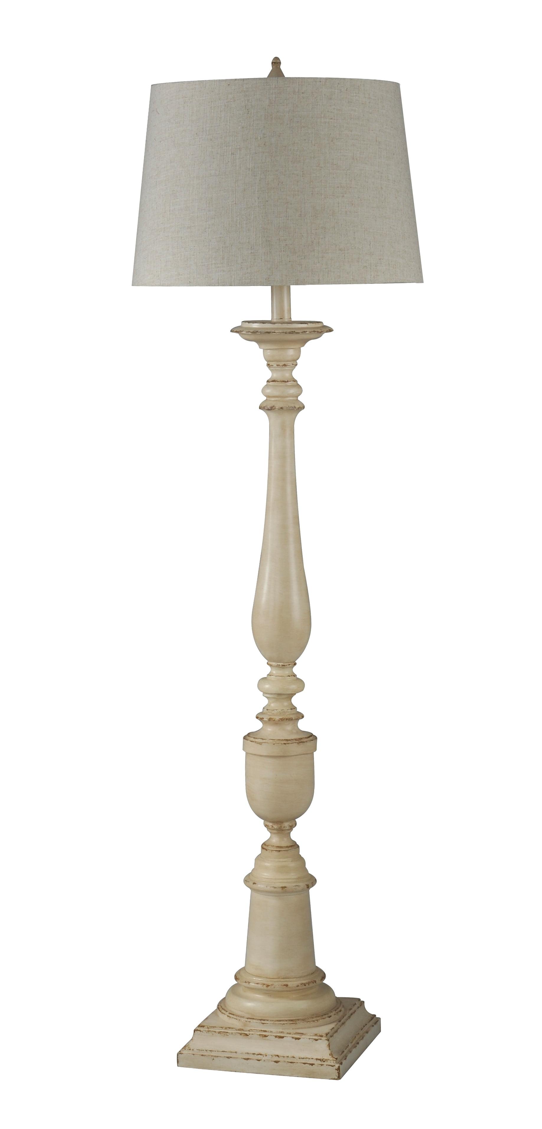 Avignon Beige 64" Traditional Floor Lamp with Empire Shade