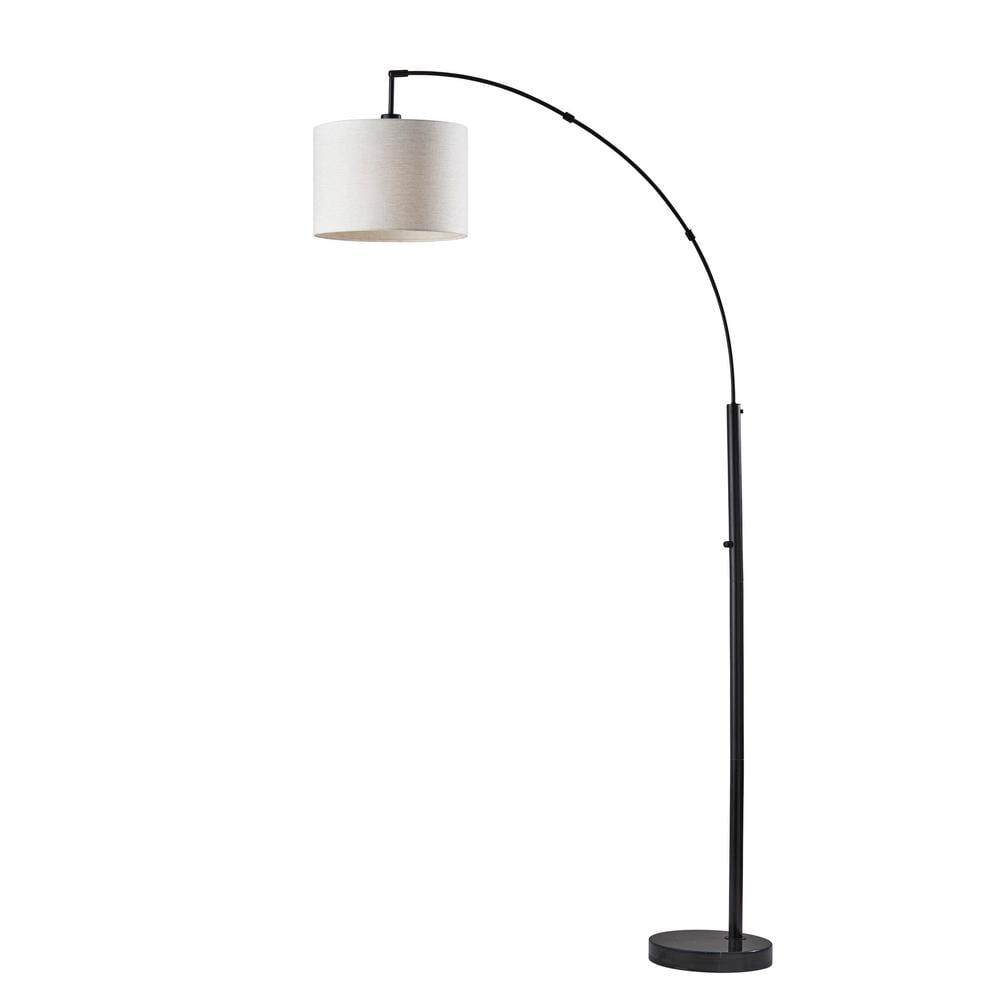 Bowery Arc Lamp in Matte Black Color