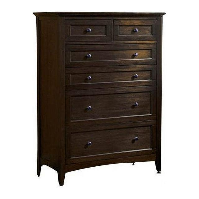 A-America Westlake 6 Drawer Chest in Dark Mahogany