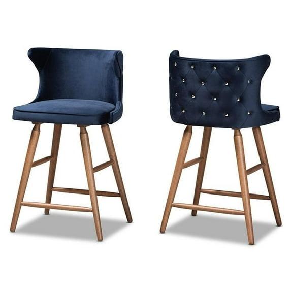Willa Arlo™ Interiors Bartz Upholstered Counter Stool (Set of 2)