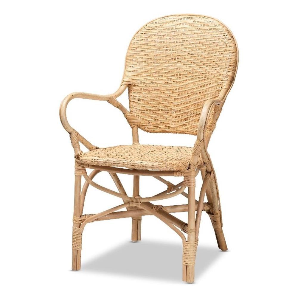 Genna Rattan Dining Chair Set Natural/Brown - bali & pari