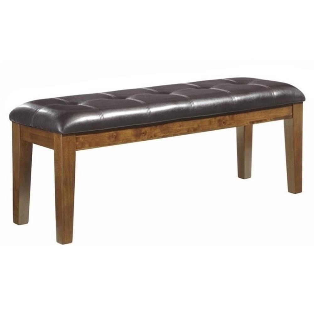 Signature Design by Ashley Casual Ralene Dining Bench, Medium Brown