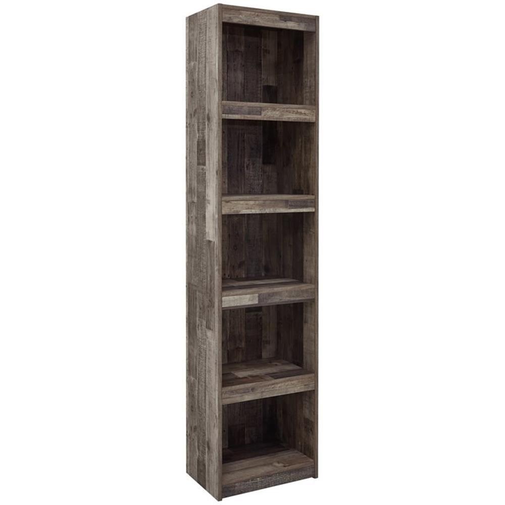 Bowery Hill Engineered Wood Butcher Block Pier in Gray