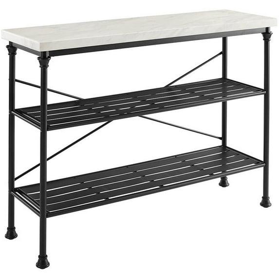 Madeleine Console Matte Black - Crosley
