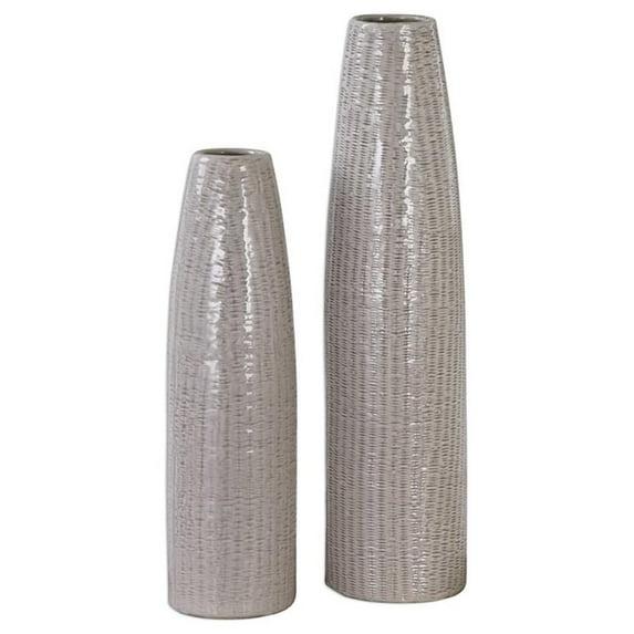 Henning Decorative Vases (Set of 2) - Gray