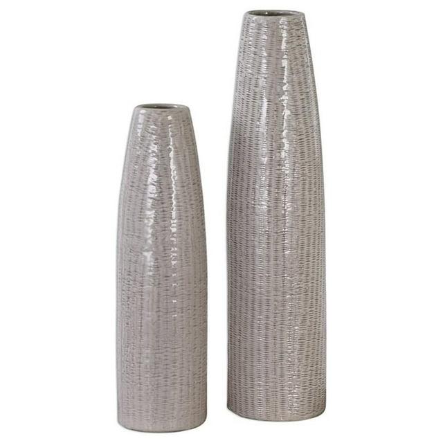Henning Decorative Vases (Set of 2) - Gray