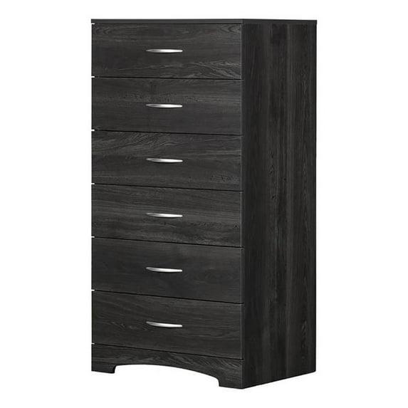 South Shore Step One, Contemporary Chest, Gray