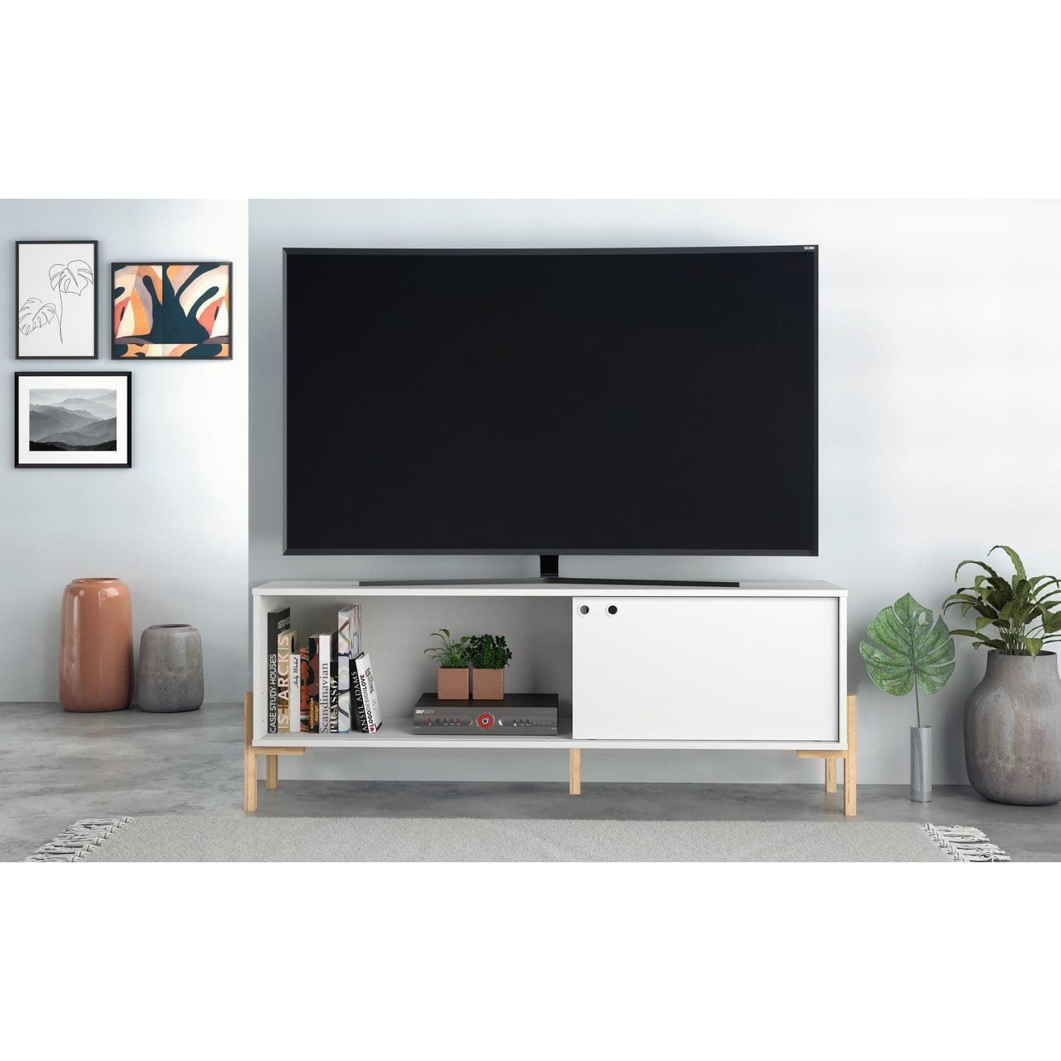 Bowery TV Stand for TVs up to 50" - Manhattan Comfort