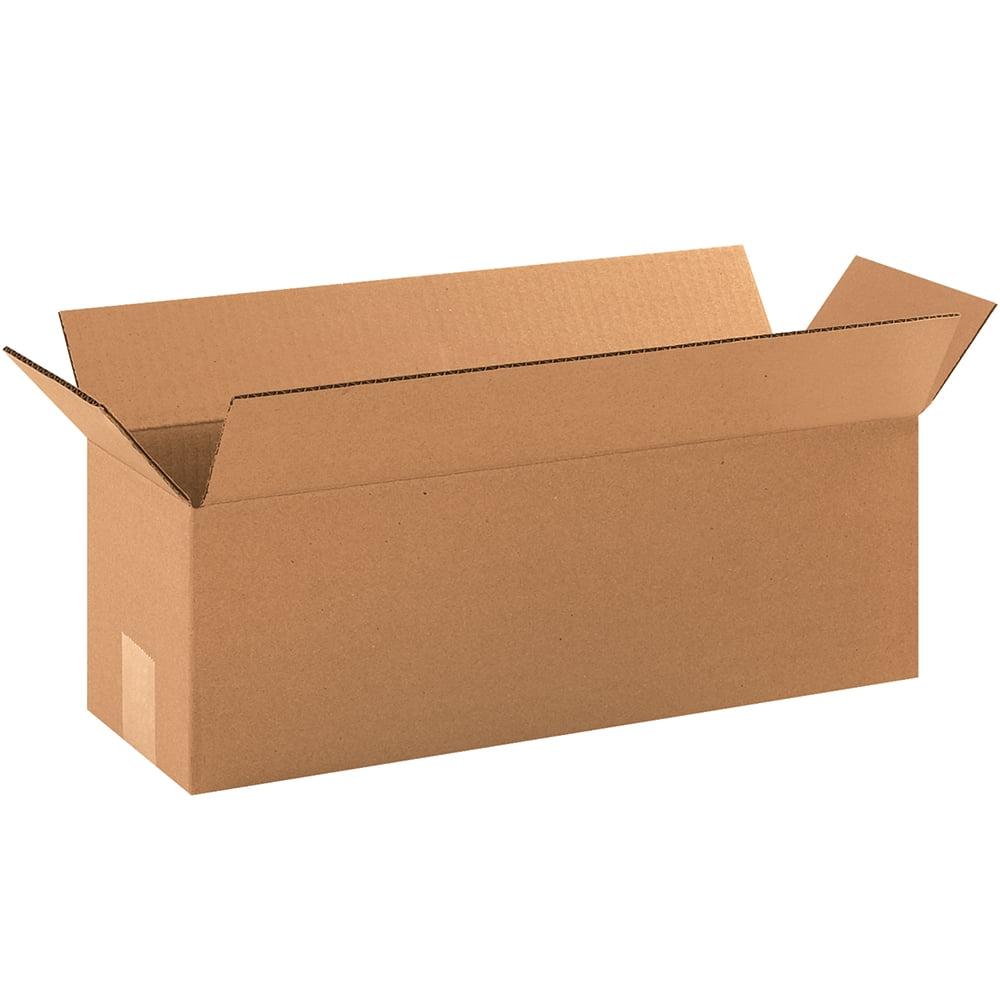 Eco-Friendly Kraft Long Corrugated Box 18" x 6" x 6" - Pack of 25