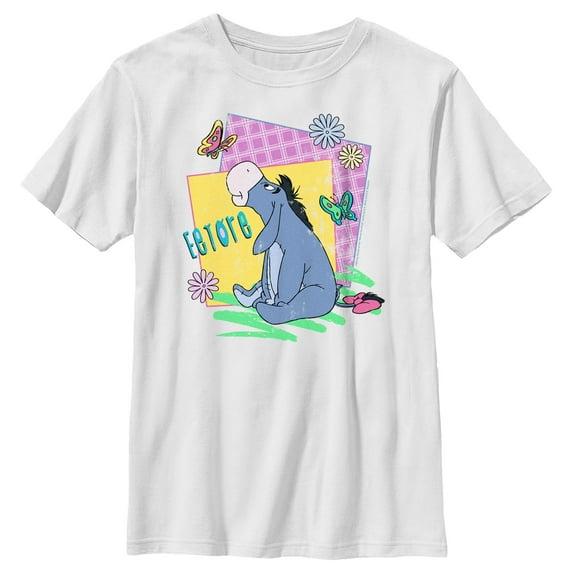 Boy's Winnie the Pooh Spring Eeyore  T-Shirt - White - Large