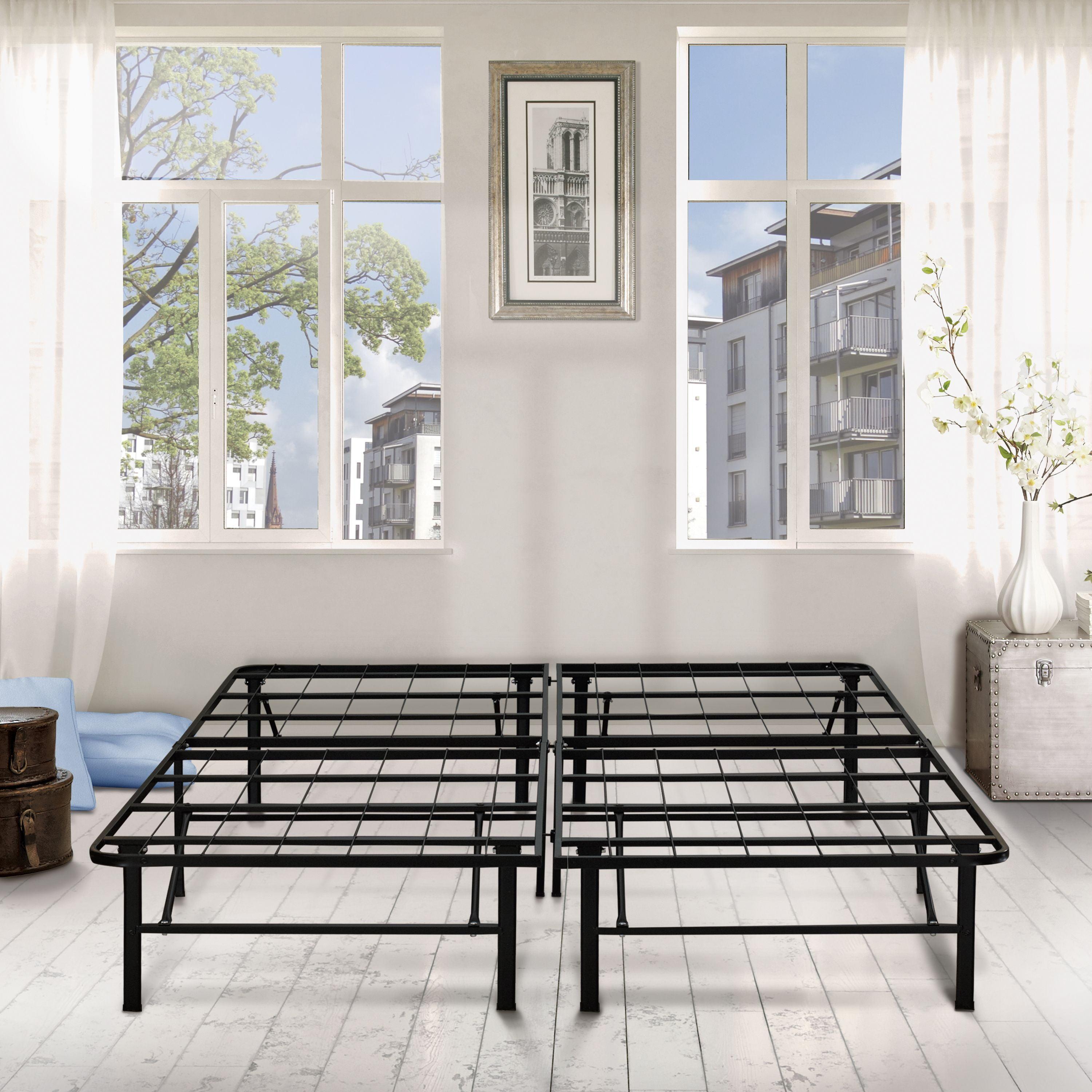 Eco-Lux Metal Platform Base Bed Frame Black - Eco Dream