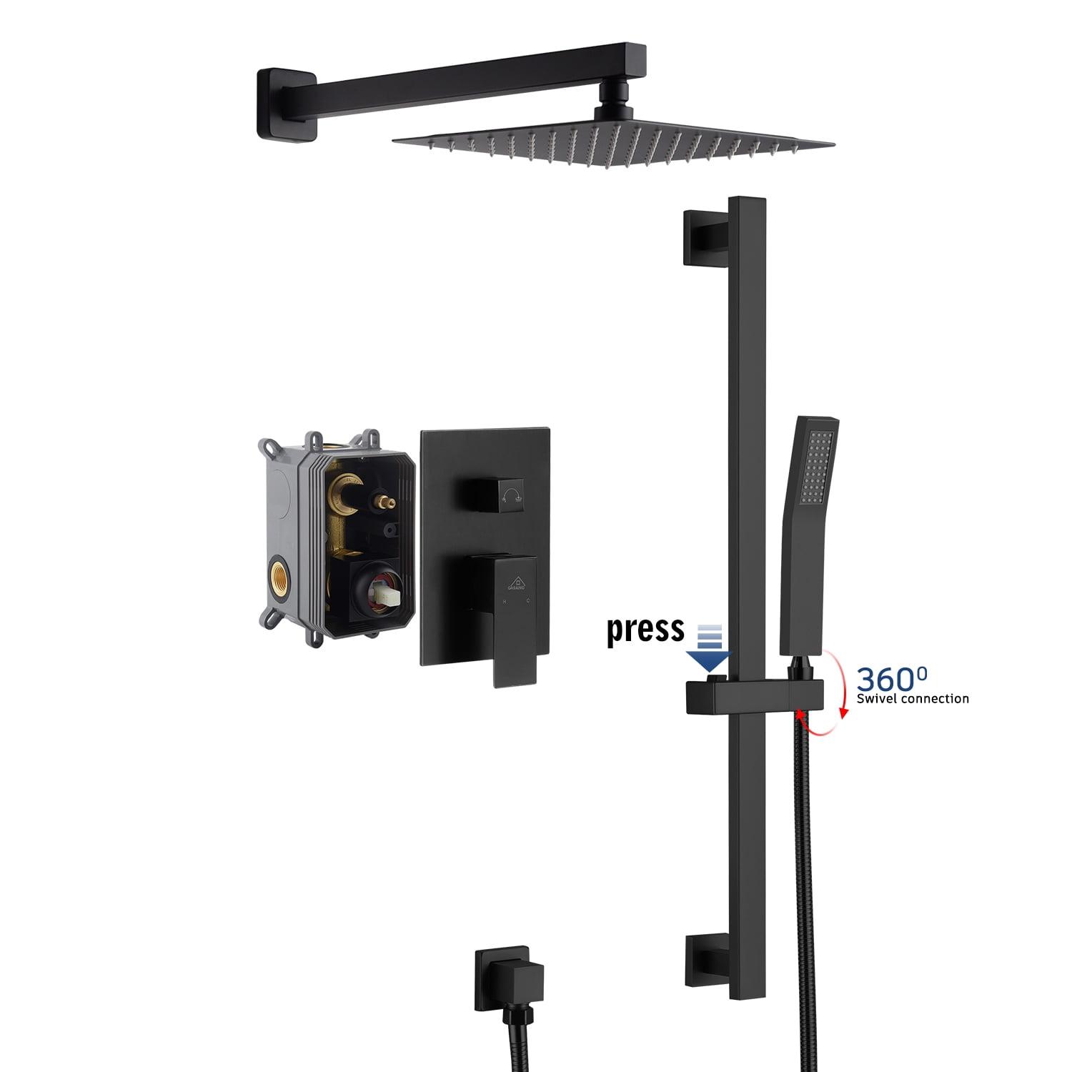 Pressure-Balanced (Temperature And Volume) All-In-One Kit with Rough in-Valve