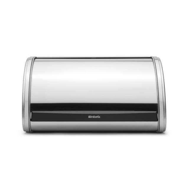 Brabantia Roll Top Bread Box, Medium, Matte Steel