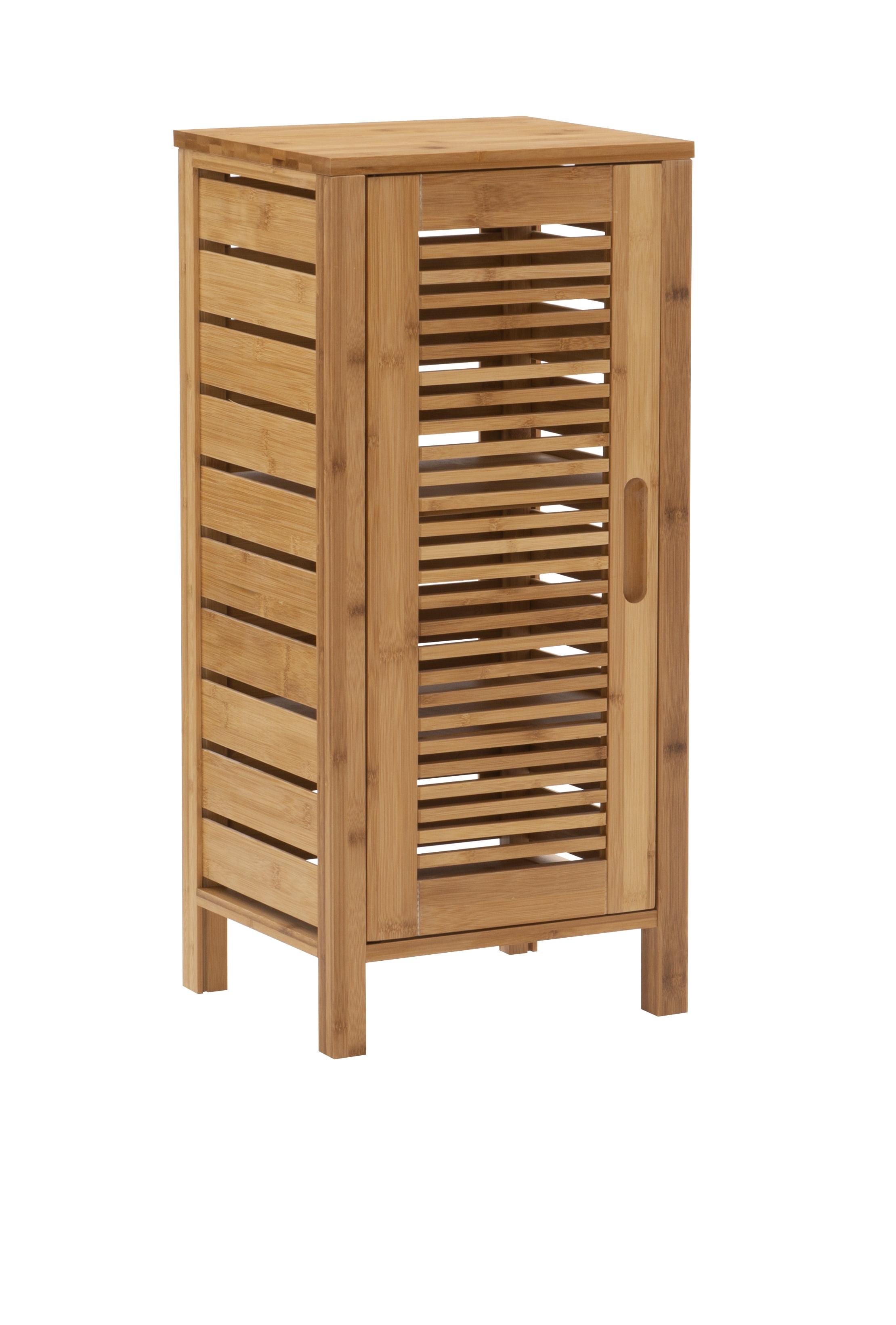 Bracken One-Door Floor Cabinet Natural - Linon