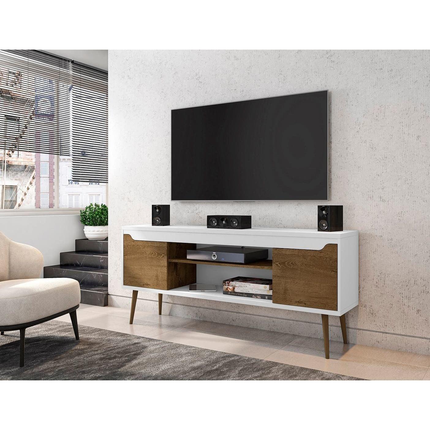 Bradley TV Stand for TVs up to 60" - Manhattan Comfort