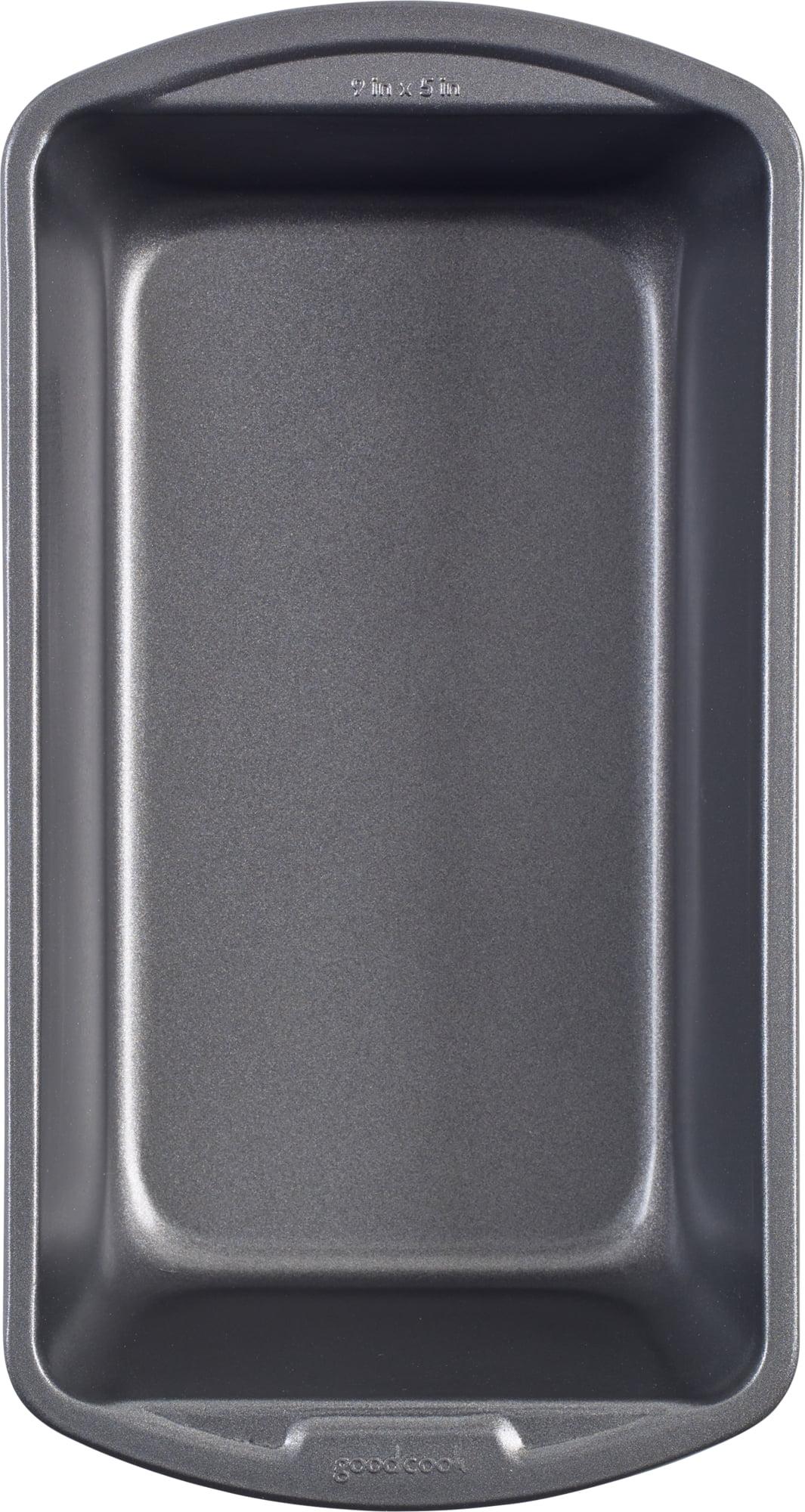 GoodCook 9" x 5" Large E-Z Release Nonstick Steel Loaf and Cake Pan, Gray