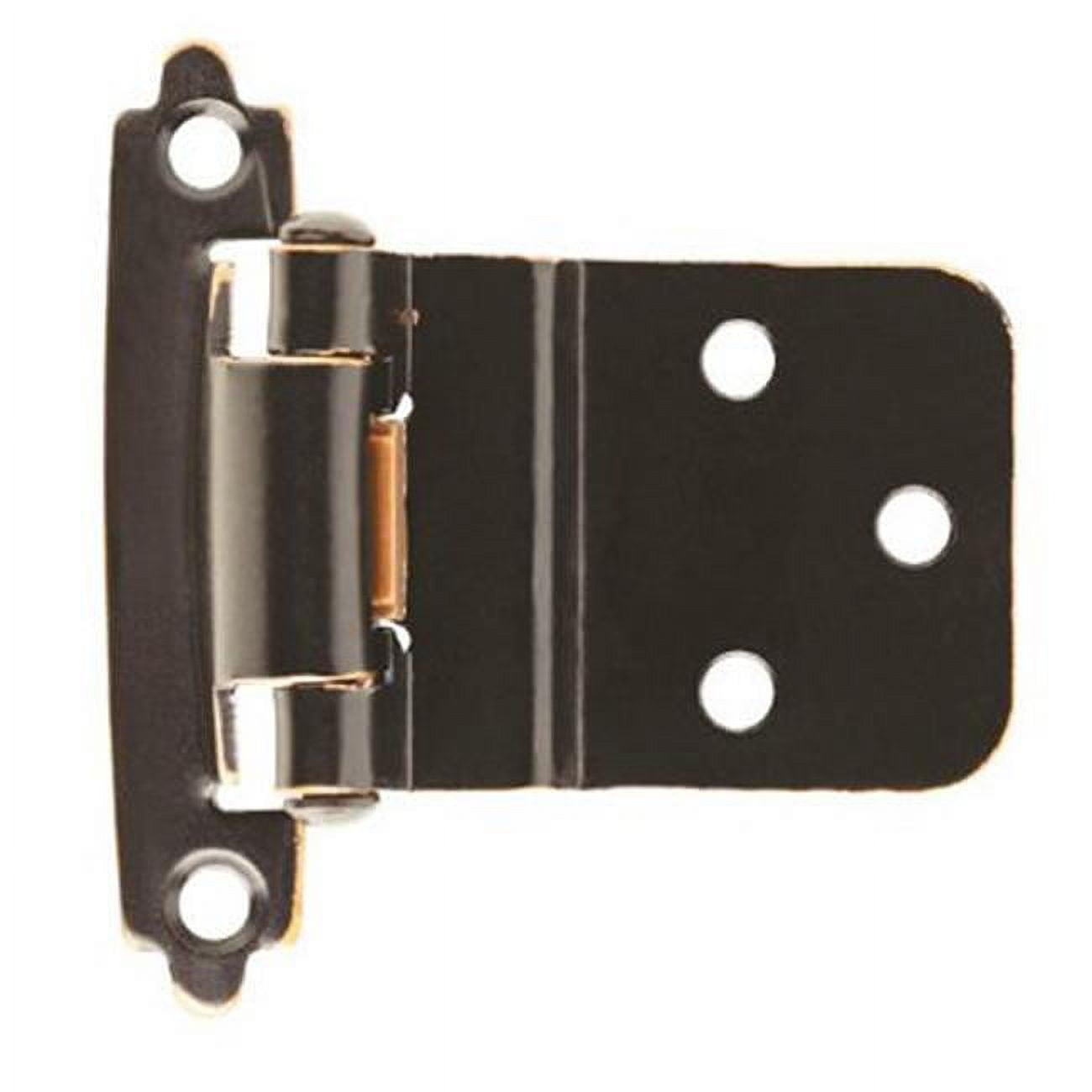 Venetian Bronze 3/8 Inch Inset Cabinet Hinge, Pack of 2