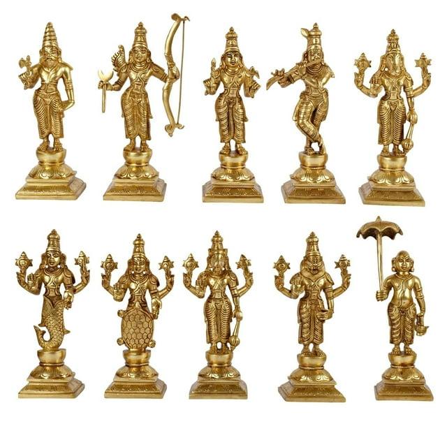 Exotic India Dashavatara (Ten Incarnations Of Lord Vishnu) | Wayfair
