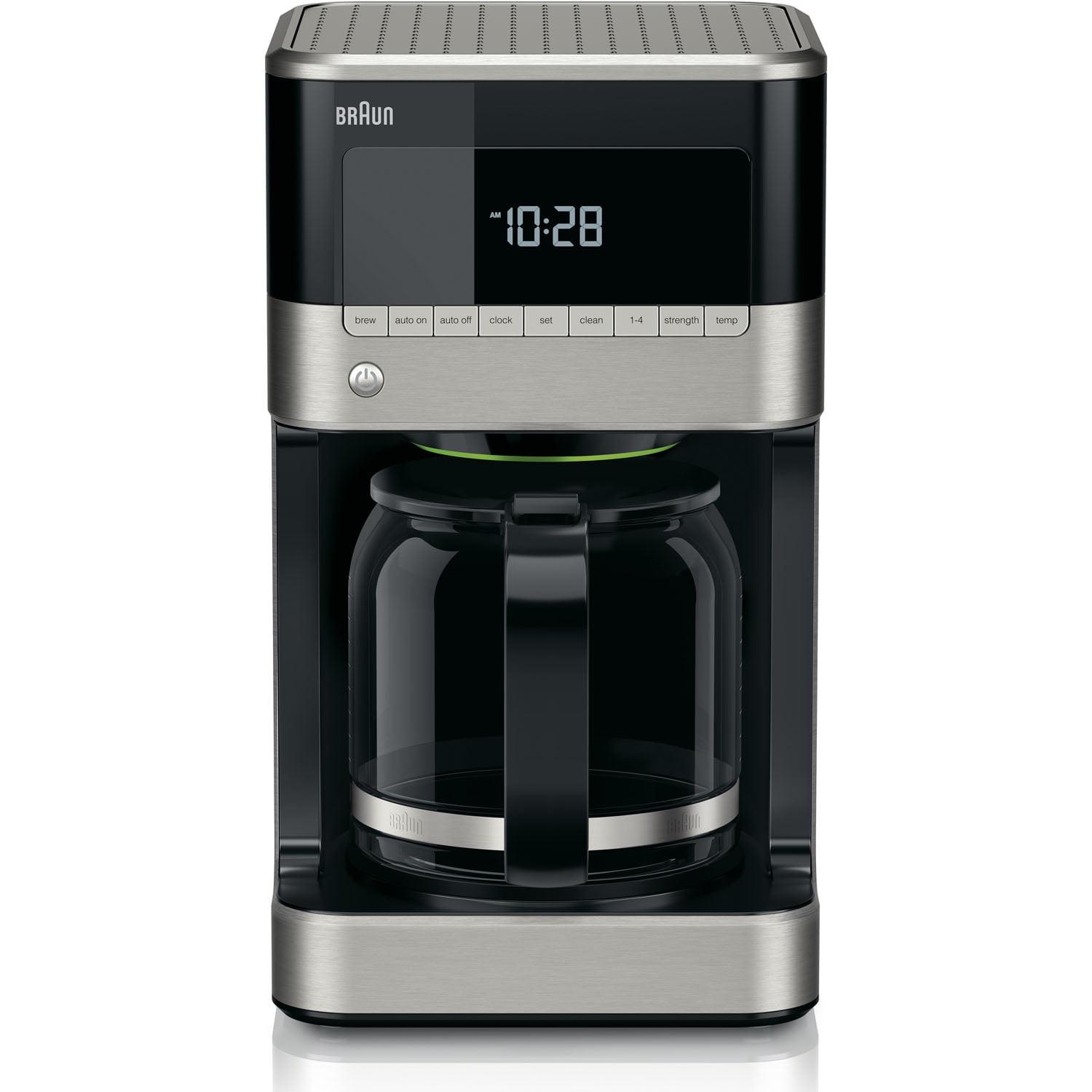 Braun BrewSense 12-Cup Drip Coffee Maker with Brew Strength Selector and Glass Carafe