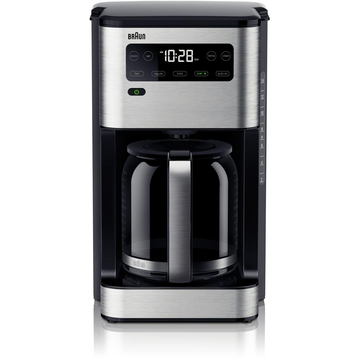 Braun 14-Cup Stainless Steel Programmable Coffee Maker