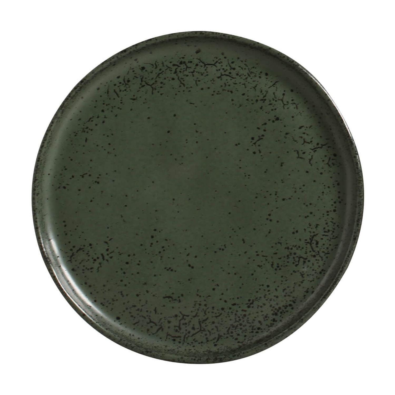 Porto Brasil Matte Black 6.1'' Stoneware Bread And Butter Plate (Set of 6)