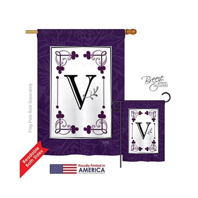 Double Sided 40'' H x 28'' W Polyester Flag Set
