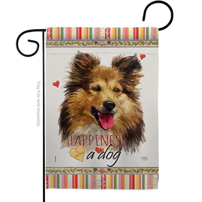 Breeze Decor Double Sided 18.5'' H x 13'' W Polyester Animal Flag Set