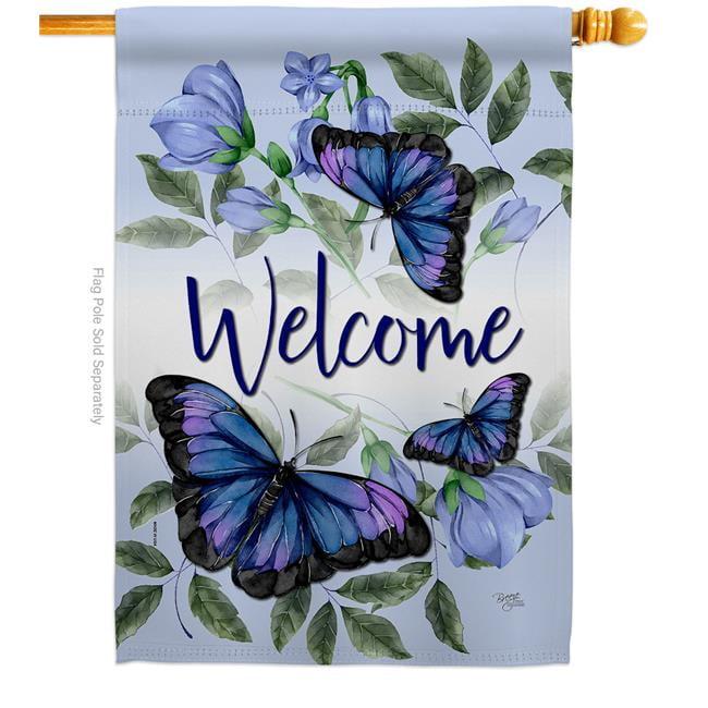 Breeze Decor Double Sided 40'' H x 28'' W Polyester House Flag
