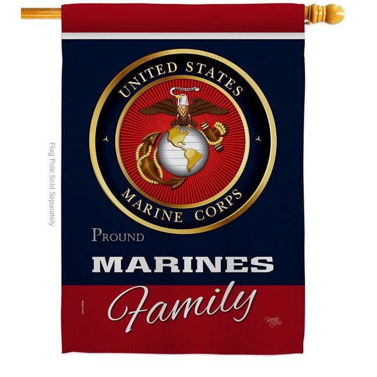Breeze Decor Double Sided 40'' H x 28'' W Polyester House Flag