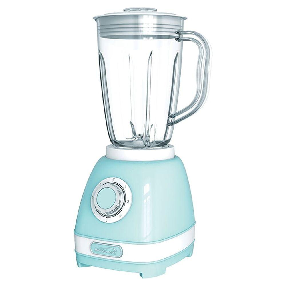 Brentwood 2-Speed Retro Blender with 50-Ounce Plastic Jar in Blue