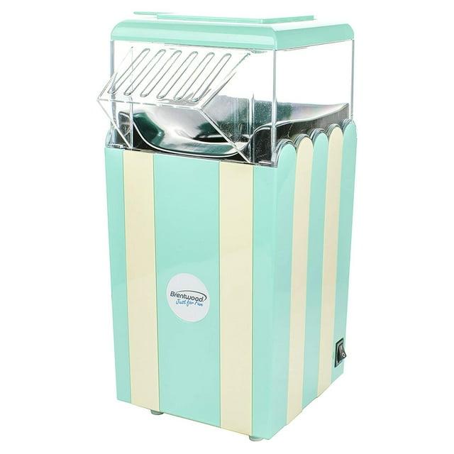 Brentwood Classic Striped 8 Cup Hot Air Popcorn Maker in Blue