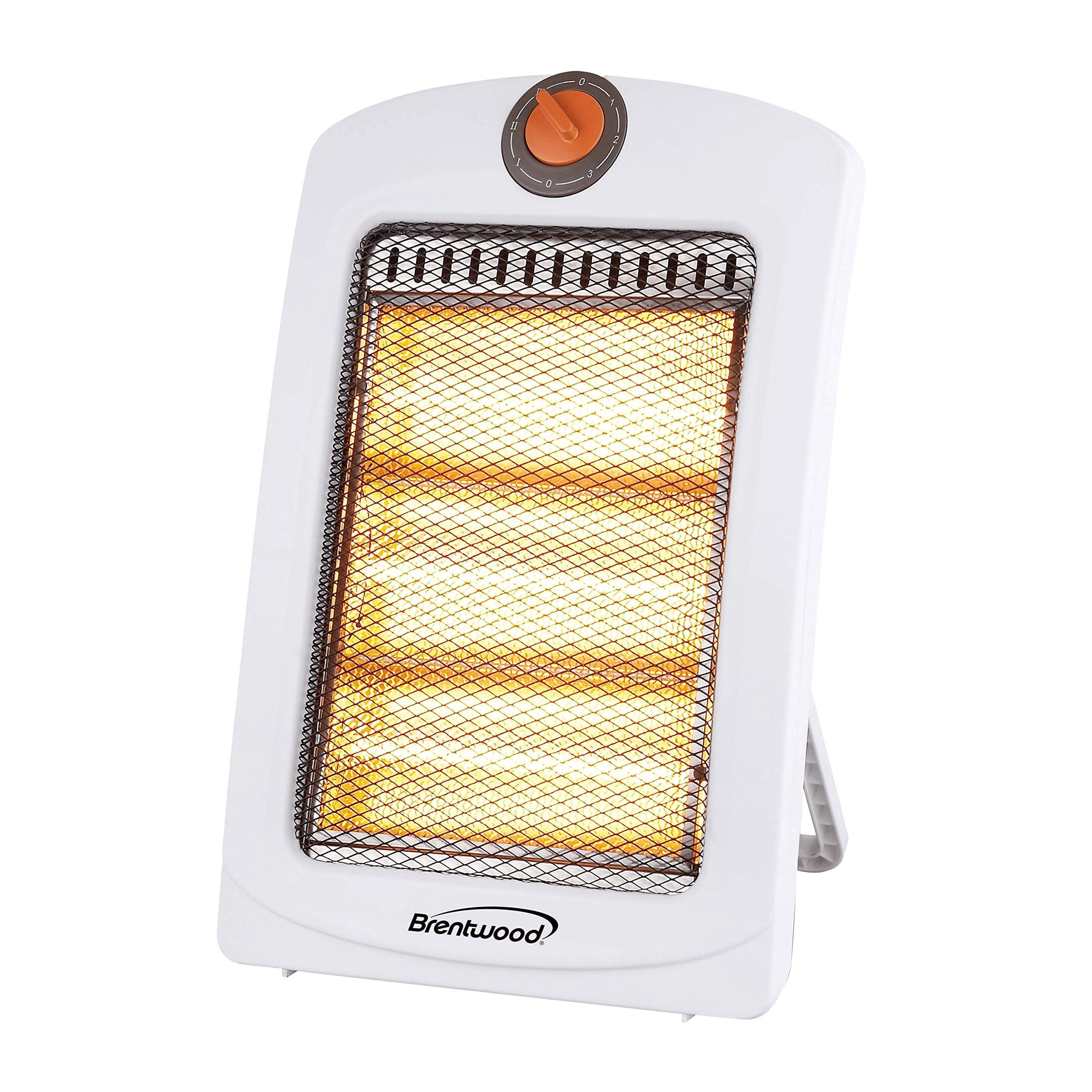 Brentwood Kool Zone H-Q1000Q 1,000-Watt-Max Portable Quartz Space Heater, White