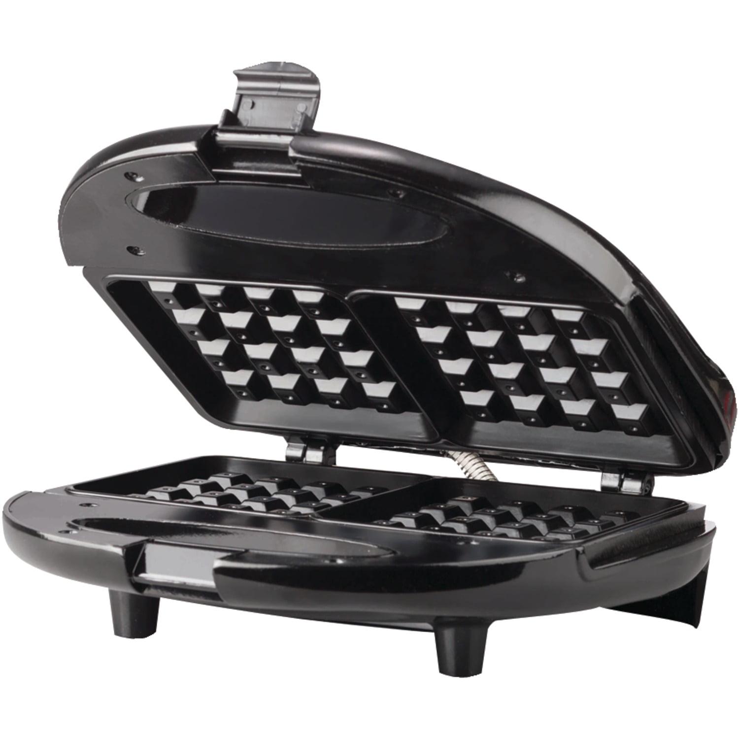 Brentwood Nonstick Dual Waffle Maker (Black), TS-243