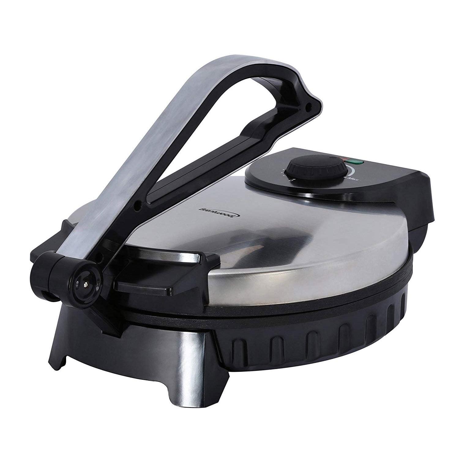 Brentwood  TS-128 Stainless Steel Non-Stick Electric Tortilla Maker, 10-Inch