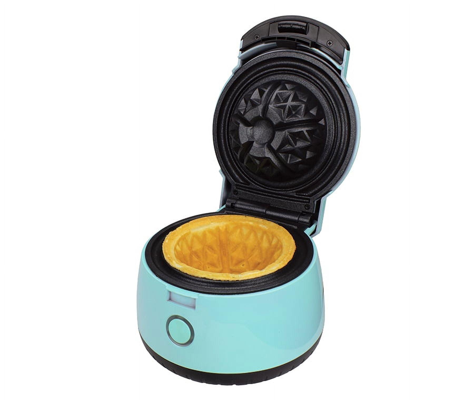 Brentwood 5 Inch Electric Waffle Bowl Maker in Blue